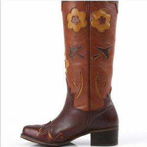 Lucky Brand Holly Boho Western Boot Sz 7